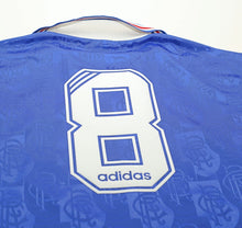 Load image into Gallery viewer, 1996/97 GASCOIGNE #8 Rangers Vintage adidas Home Football Shirt Jersey (XXL)

