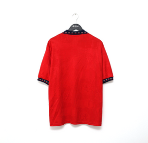 1994/95 MIDDLESBROUGH Vintage Errea Home Football Shirt Jersey (XL) SQUAD SIGNED