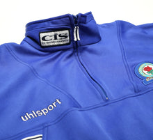 Load image into Gallery viewer, 1998/99  BLACKBURN ROVERS Uhlsport Player Issue Football Top (XXL) GALLACHER #8
