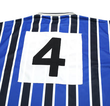 Load image into Gallery viewer, 1995/96 #4 GILLINGHAM Vintage Olympic Home Match Worn/Issued Football Shirt (XL)

