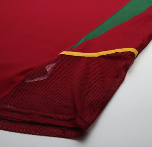 2002/04 FIGO #7 Portugal Vintage Nike Player Issue Spec Home Football Shirt (L)