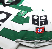 Load image into Gallery viewer, 2000/01 SPORTING CP Vintage Reebok Home Football Shirt Jersey (M) LISBON
