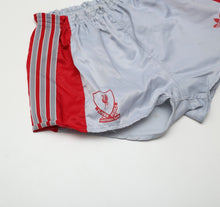 Load image into Gallery viewer, 1989/91 LIVERPOOL Vintage adidas Candy Away Football Shorts (XS) (28&quot; Waist)
