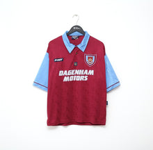 Load image into Gallery viewer, 1995/97 DICKS #3 West Ham United Vintage PONY Football Shirt (L)
