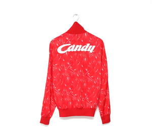 1989/91 LIVERPOOL Retro adidas Originals Candy Football Jacket Track Top (M)