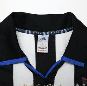 1999 SHEARER #9 Newcastle United Vintage adidas FA CUP FINAL Football Shirt (XL)