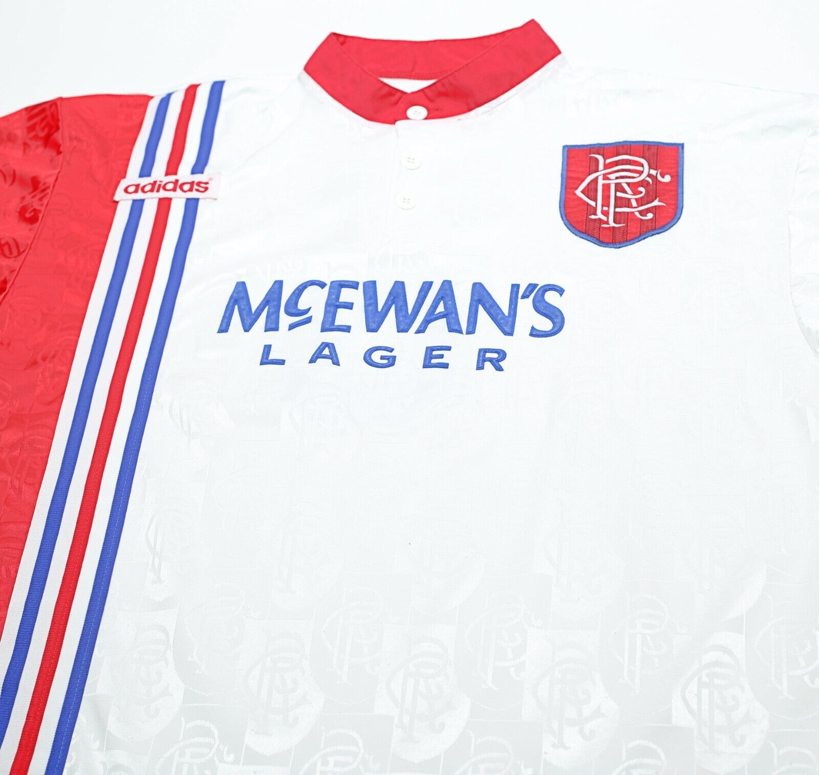 1996/97 GASCOIGNE #8 Rangers Vintage adidas Away Football