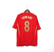 Load image into Gallery viewer, 2005/06 GERRARD #8 Liverpool Vintage Reebok UCL Home Football Shirt Jersey (L)
