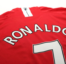 Load image into Gallery viewer, 2007/09 RONALDO #7 Manchester United Vintage Nike Home Football Shirt (XL)
