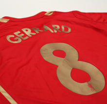 Load image into Gallery viewer, 2005/06 GERRARD #8 Liverpool Vintage Reebok UCL Home Football Shirt Jersey (L)
