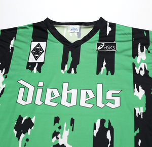 1993/95 BORUSSIA MONCHENGLADBACH Vintage ASICS Away LS Football Shirt Jersey L/XL