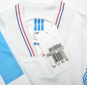 1992/94 MARSEILLE Vintage adidas Equipment Long Sleeve Football Shirt (XS) BNWT
