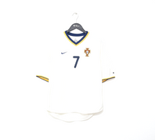 Load image into Gallery viewer, 2000/02 FIGO #7 Portugal Vintage Nike Away Football Shirt (M) Euro 2000
