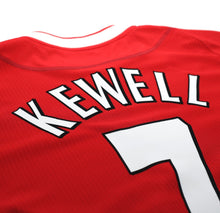 Load image into Gallery viewer, 2002/04 KEWELL #7 Liverpool Vintage Reebok Long Sleeve Home Football Shirt (S)
