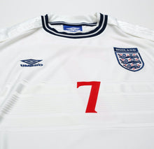 Load image into Gallery viewer, 1999/01 BECKHAM #7 England Vintage Umbro Home Football Shirt (XXL) Euro 2000

