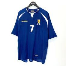 Load image into Gallery viewer, 2003/05 FLETCHER #7 Scotland Vintage Diadora Home Football Shirt (XL) Man Utd
