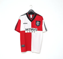 Load image into Gallery viewer, 1995/96 GASCOIGNE #8 Rangers Vintage adidas Away Football Shirt Jersey (XL)
