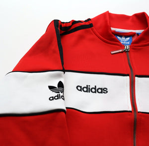 1985 MANCHESTER UNITED adidas Originals FA Cup Football Track Top Jacket (S)