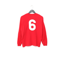 Load image into Gallery viewer, 1966 Bobby MOORE #6 England Vintage Umbro Away LS Football Shirt (M) West Ham
