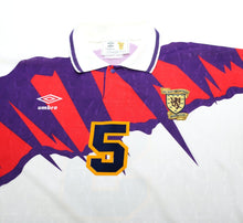 Load image into Gallery viewer, 1991/93 McCOIST #5 Scotland Euro 92 Umbro Away Football Shirt (XL) Rangers
