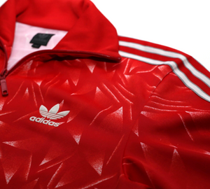 1989/91 LIVERPOOL Retro adidas Originals Candy Football Jacket Track Top (M)