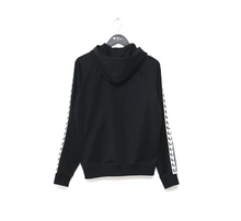 Load image into Gallery viewer, FRED PERRY Men&#39;s Zip Through Taped Black Hoodie Track Top Jacket (M)
