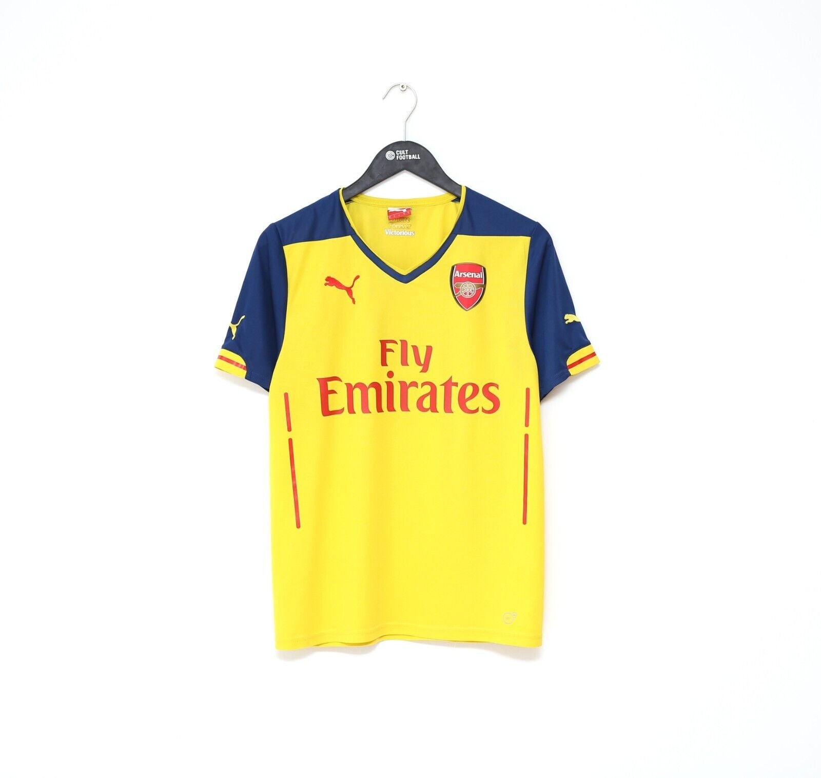 Puma Arsenal Yellow Kit Arsenal Away 2014 2014/15 ARSENAL Vintage