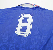 Load image into Gallery viewer, 1996/97 GASCOIGNE #8 Rangers Vintage adidas Home Football Shirt Jersey (XXL)
