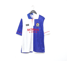 Load image into Gallery viewer, 1992/94 SHEARER #9 Blackburn Rovers Vintage Asics Home Football Shirt (M/L)
