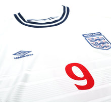 Load image into Gallery viewer, 1999/01 SHEARER #9 England Vintage Umbro Home Football Shirt (L) Euro 2000
