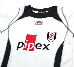 2005/06 McBRIDE #20 Fulham Vintage Airness LS Home Football Shirt (S) USMT