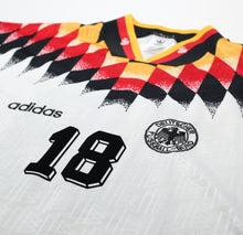 Load image into Gallery viewer, 1994/96 KLINSMANN #18 Germany Vintage adidas Home Football Shirt (XL) USA 94
