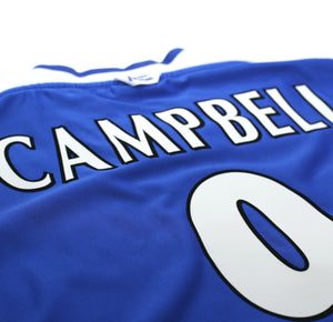 1999/00 CAMPBELL #9 Everton Vintage Umbro Football Shirt Jersey (XL)