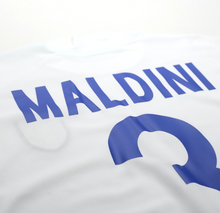 Load image into Gallery viewer, 2002 MALDINI #3 Italy Vintage Kappa Away Football Shirt (L/XL) WC 2002 BNWT
