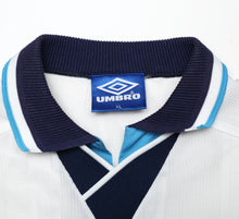 Load image into Gallery viewer, 1995 ENGLAND Vintage Umbro Home MATCH WORN/ISSUED/SIGNED Football Shirt (XL)
