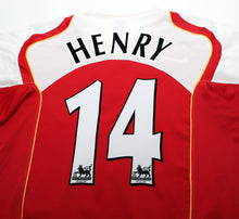 Load image into Gallery viewer, 2004/05 HENRY #14 Arsenal Vintage Nike Home Football Shirt Jersey (L)
