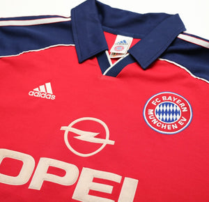 1999/01 ELBER #9 Bayern Munich Vintage adidas Football Shirt (XXL) Brazil