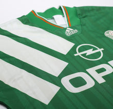 Load image into Gallery viewer, 1992/94 IRELAND Vintage adidas Equipment Home Football Shirt Jersey (XL)
