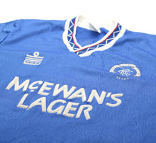 Load image into Gallery viewer, 1990/92 RANGERS Vintage Admiral Home Football Shirt Jersey (L)

