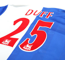 Load image into Gallery viewer, 1996/98 DUFF #25 Blackburn Rovers Vintage ASICS Home Football Shirt (L)
