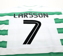 Load image into Gallery viewer, 2003/04 LARSSON #7 Celtic Vintage Umbro European Home Football Shirt (XL) Sweden
