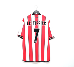 2001/02 LE TISSIER #7 Southampton Vintage SAINTS Home Football Shirt Jersey (XL)