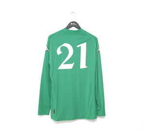 2006/07 #21 WALES Vintage KAPPA Goalkeeper Match Issue Football Shirt (L/XXL)