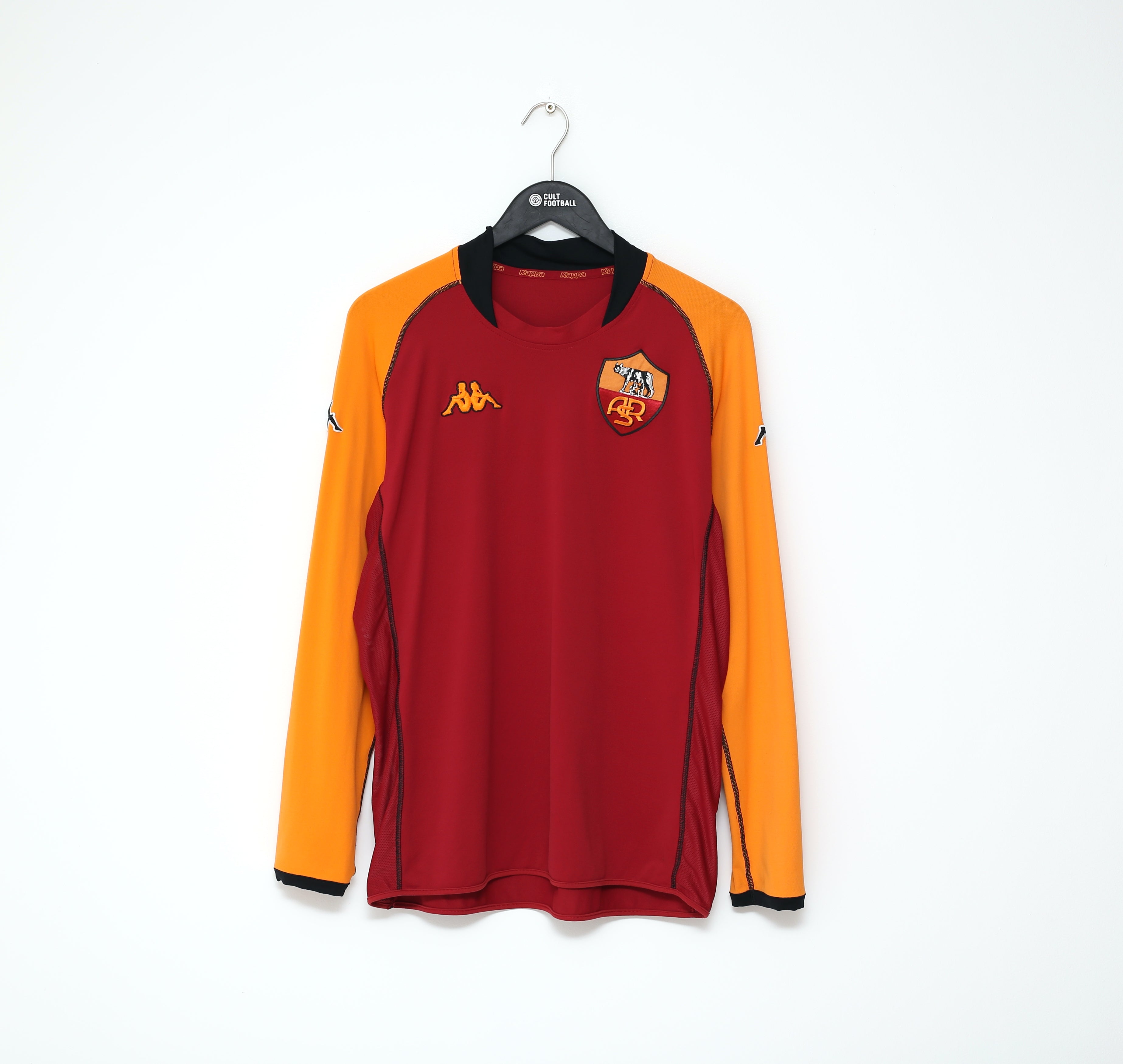 2002/03 AS ROMA UCL Kappa Football Shirt Jersey (L/XL) Tott – Cult